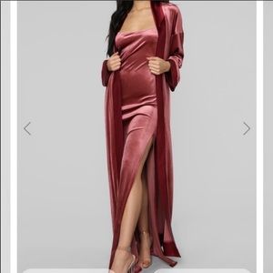 Velour Dress Set